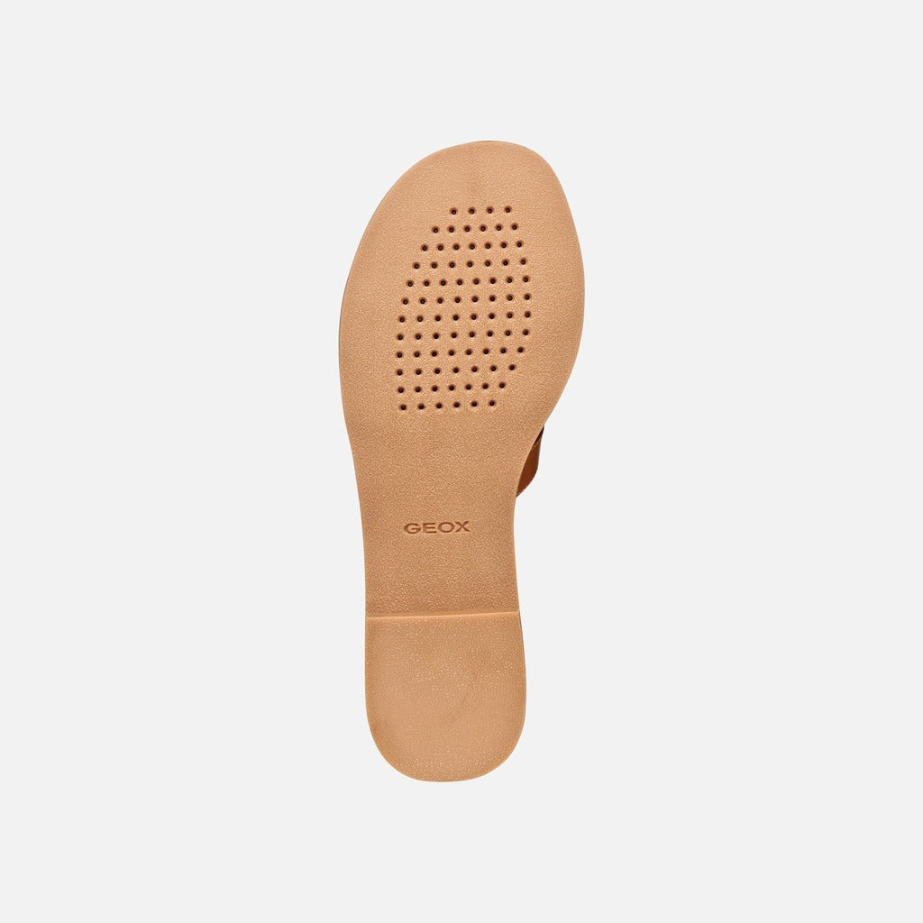 Geox Sandalo Donna - Camel/Papyrus