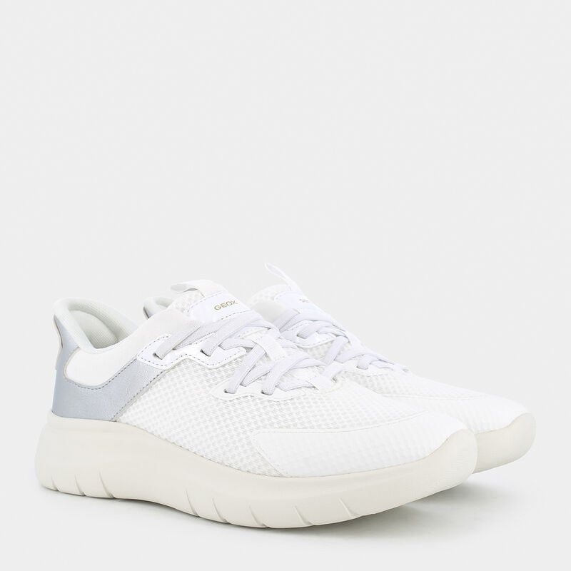 Geox Sneakers Donna - White/Silver