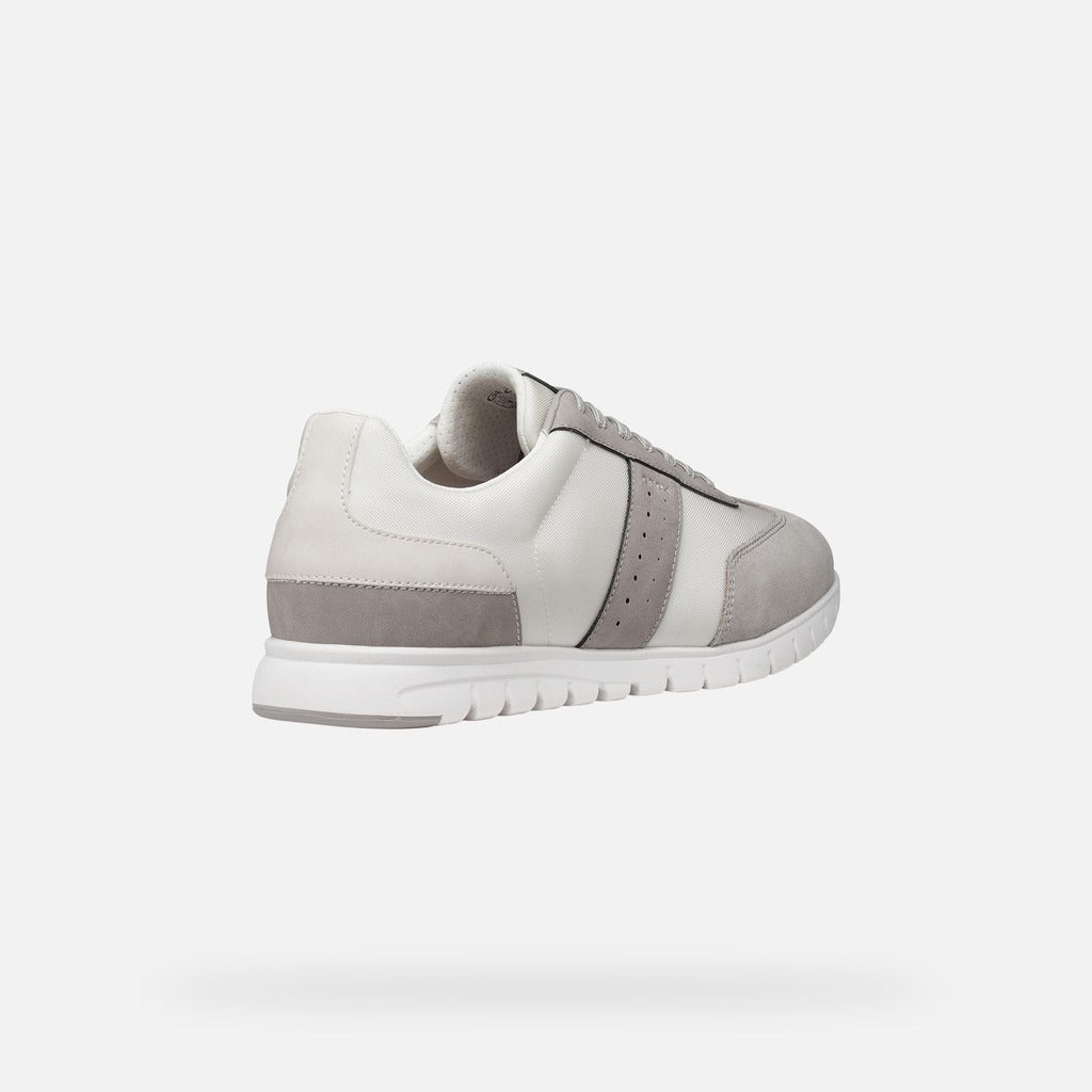 Geox Sneakers Uomo - White/Lt Grey