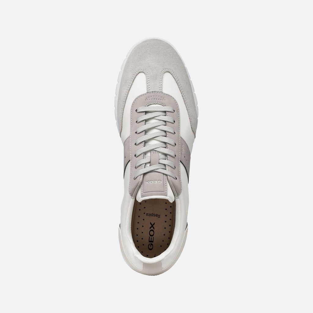 Geox Sneakers Uomo - White/Lt Grey