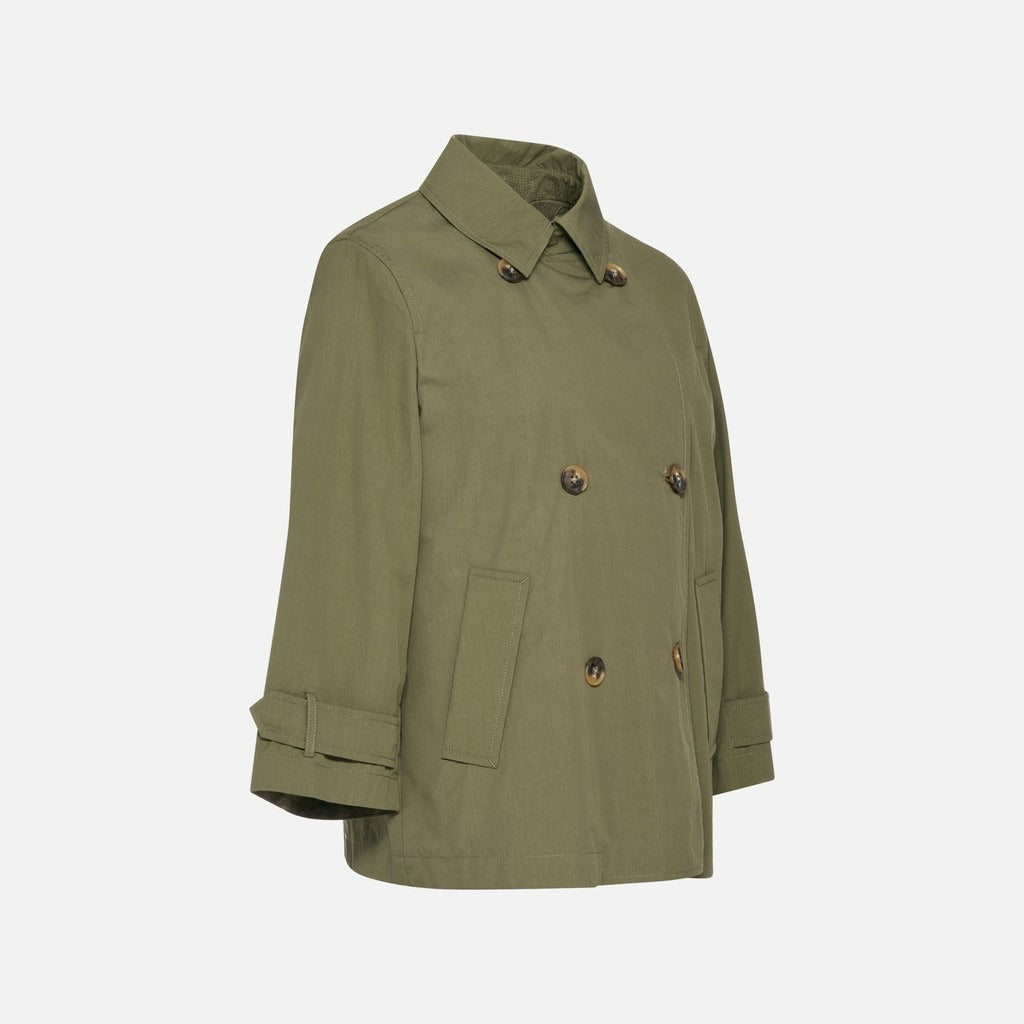 Geox Giubbotto Donna - Verde Oliva