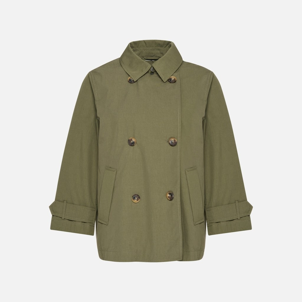 Geox Giubbotto Donna - Verde Oliva