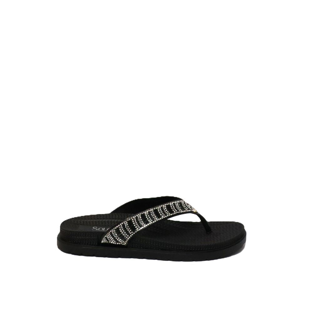 Solo Soprani Infradito Donna - Black