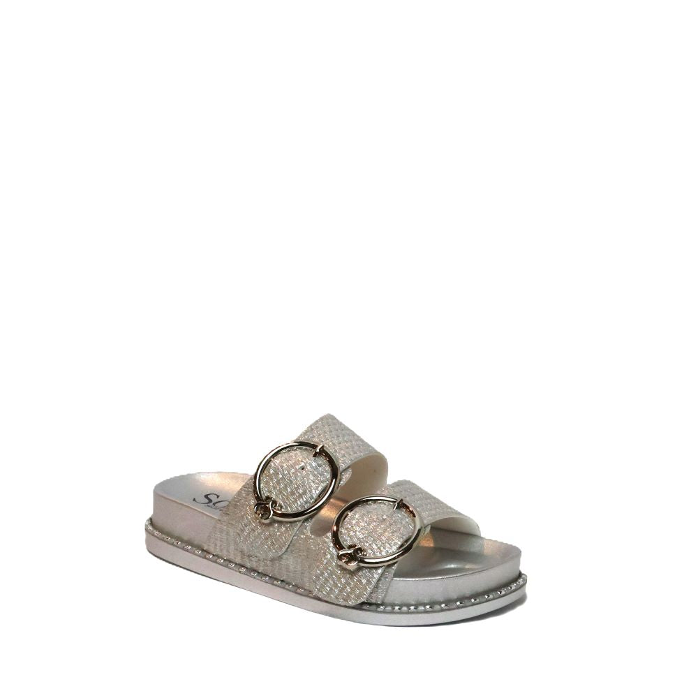 Solo Soprani Ciabatta Donna - Silver