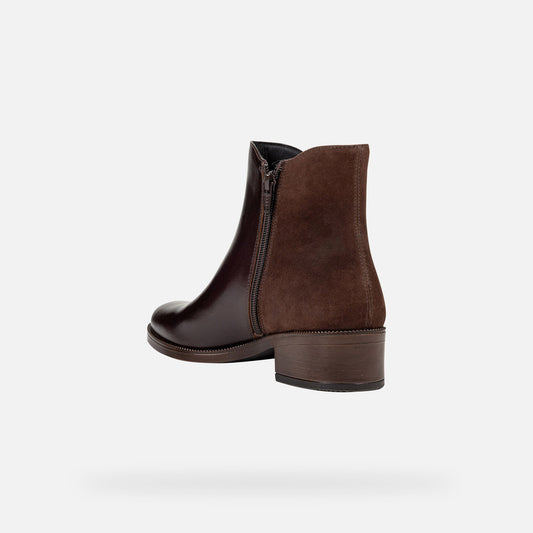 Geox Stivaletti Donna - Dk Brown