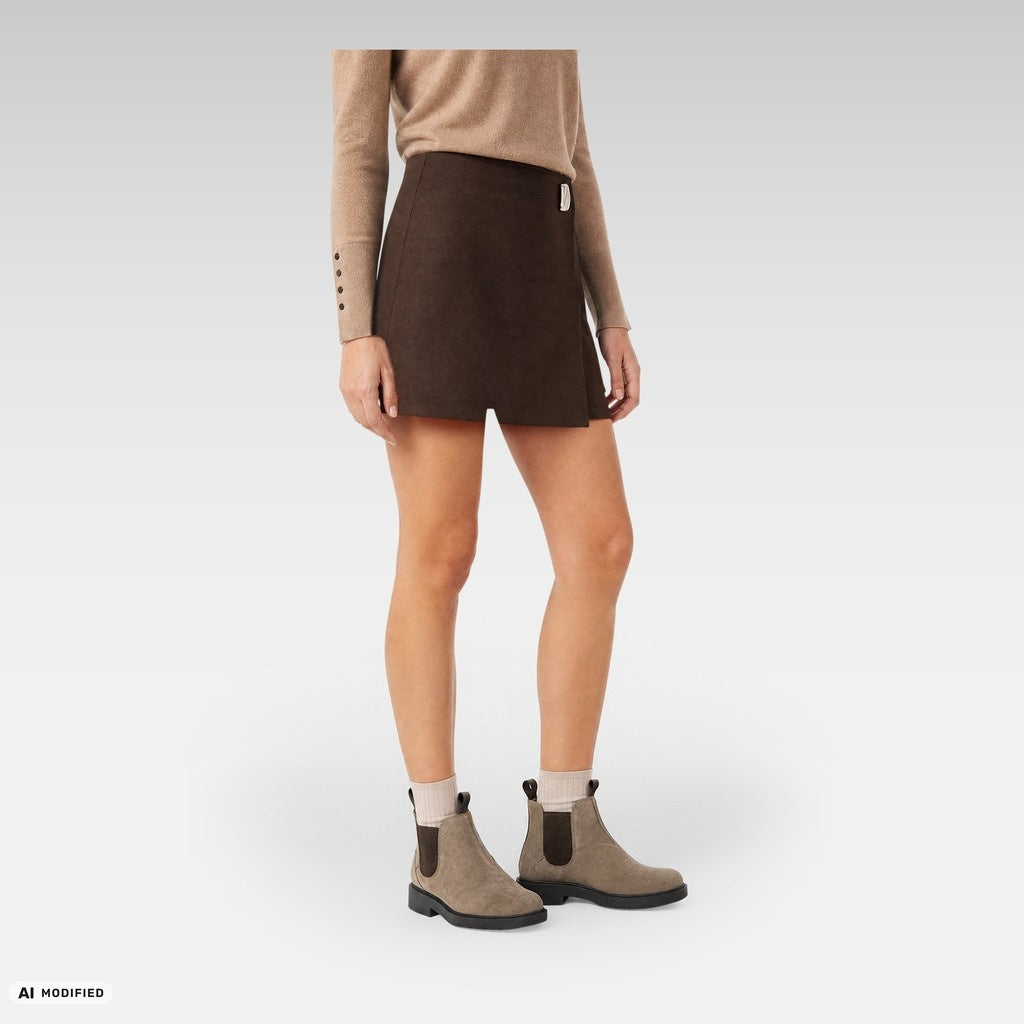 Geox Stivaletti Donna - Taupe/Choccolate