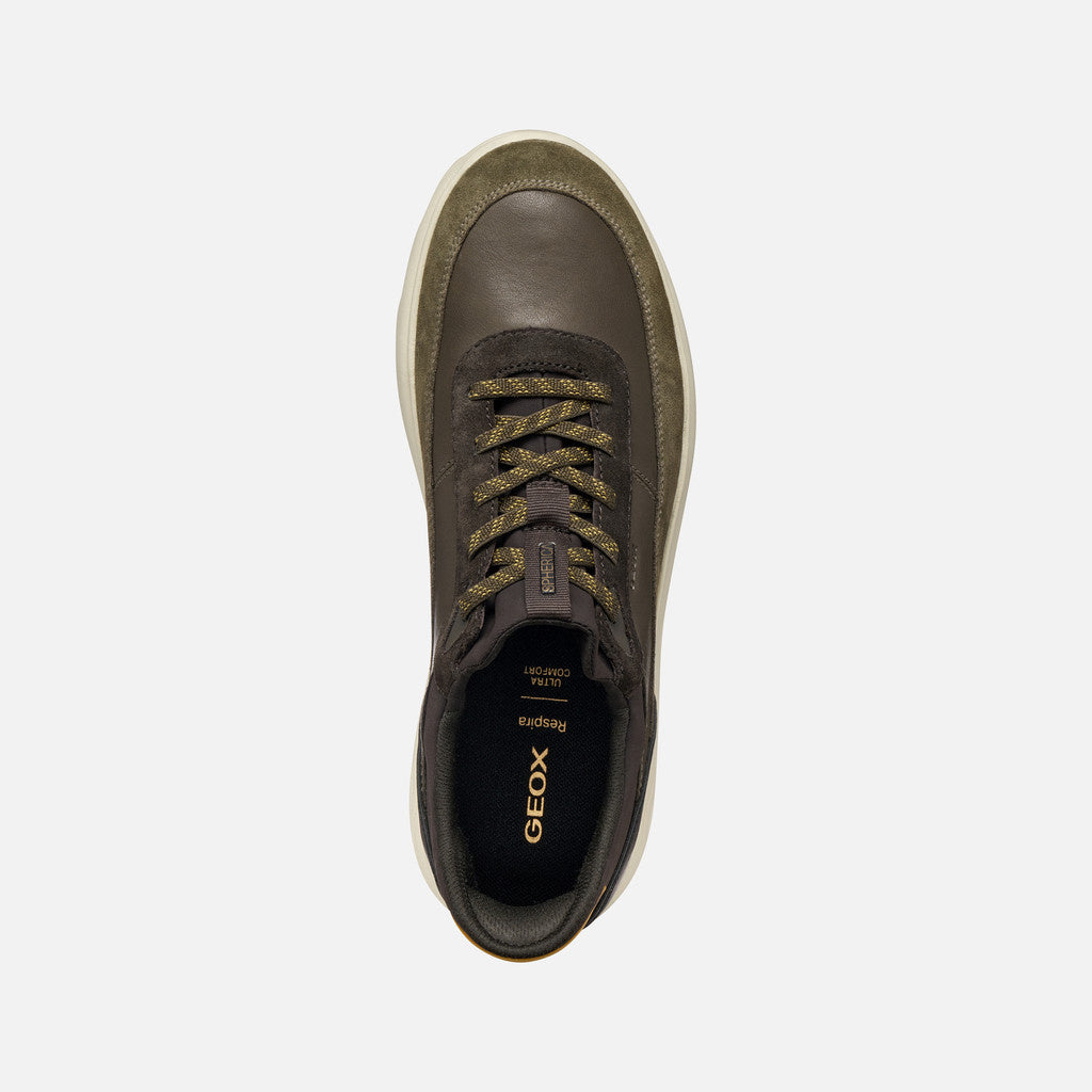 Geox Sneskers Uomo - Military/Coffee