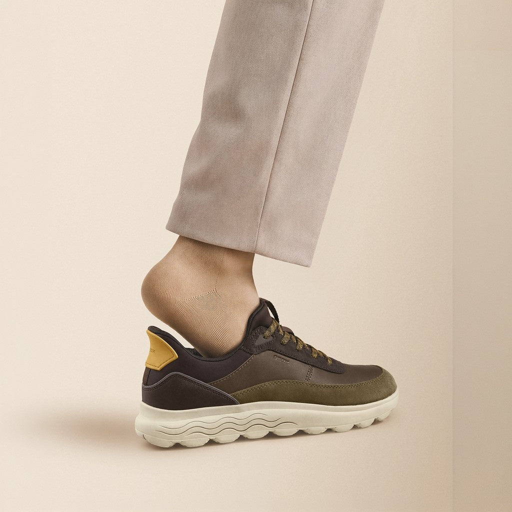 Geox Sneskers Uomo - Military/Coffee