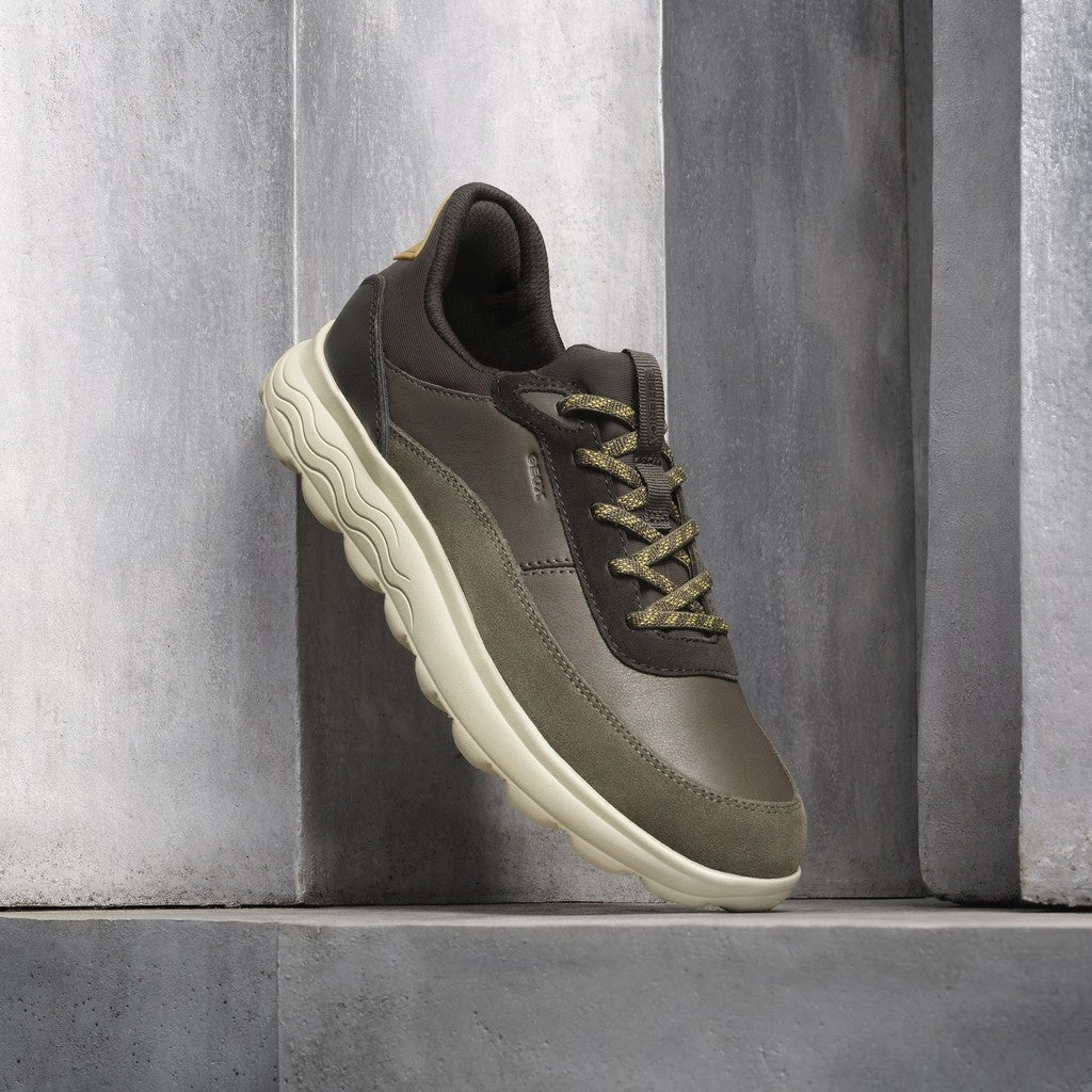Geox Sneskers Uomo - Military/Coffee