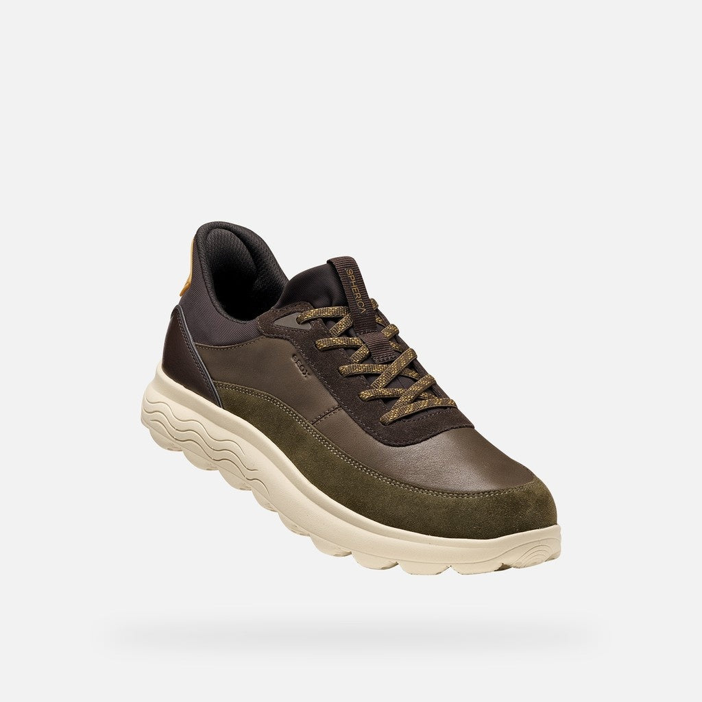 Geox Sneskers Uomo - Military/Coffee