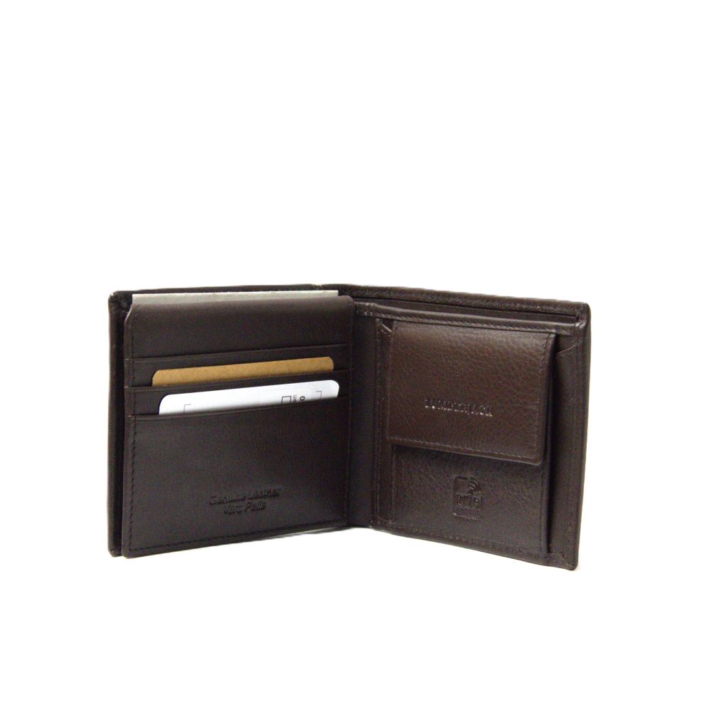 Lumberjack Portafoglio Uomo- Dk Brown